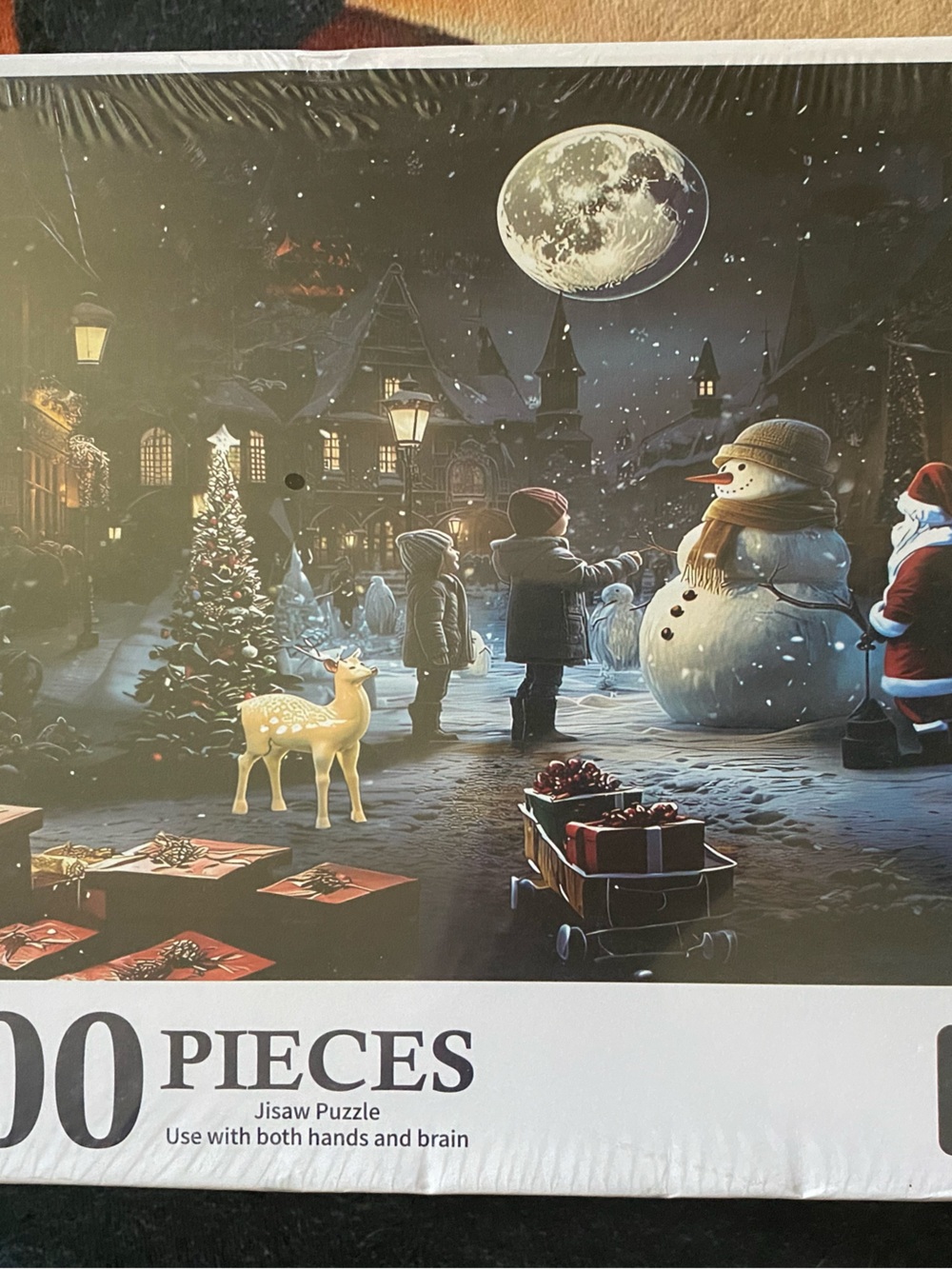 1000-Piece Christmas Village Jigsaw Puzzle - Night Scene